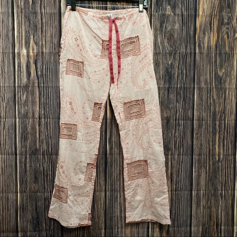 Helena Quintana | pink sheer pants